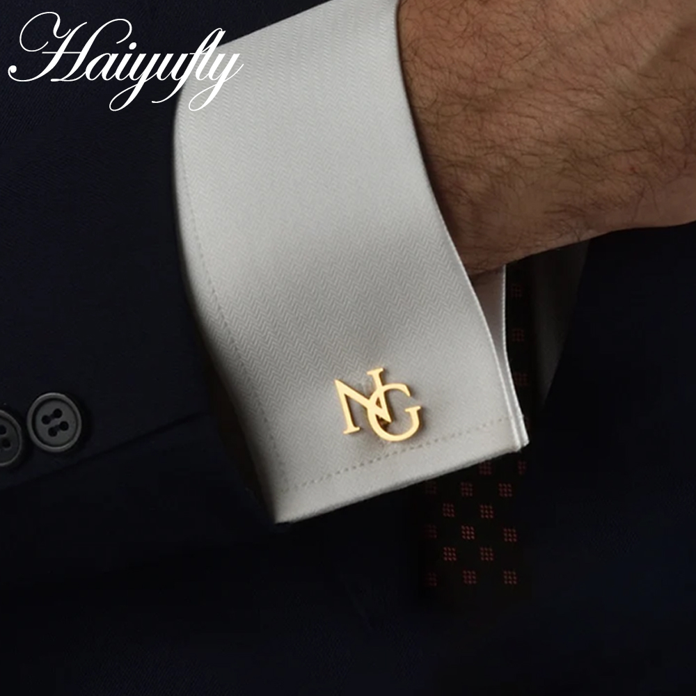 Men'S Grooming Gifts - Haiyufly Personalized Custom Name Cufflinks for