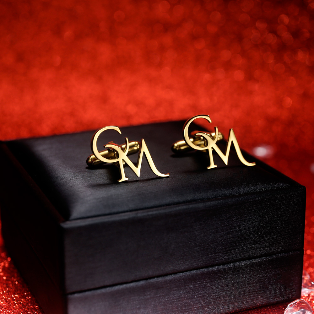 Tangula Custom Initials Cuffli - Men'S Grooming Gifts 评论和价格