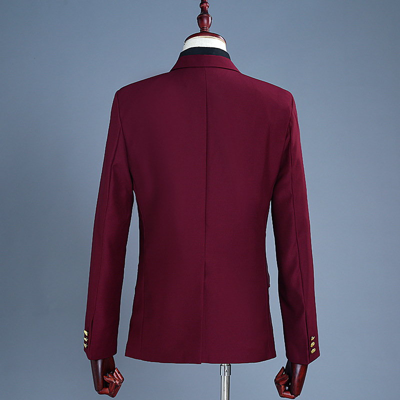 Double Row Gold Button Suit Se - Men'S Grooming Dress Code 评论和价格