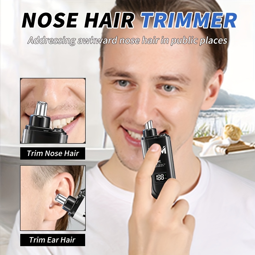 Portable Mini Nose Hair Trimme - Men'S Grooming Clippers 评论和价格