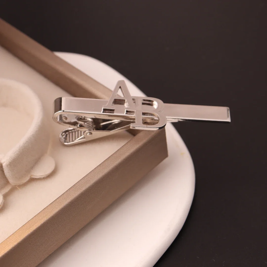 Custom Initial Tie Clip for Gr - Men'S Grooming Gifts 评论和价格