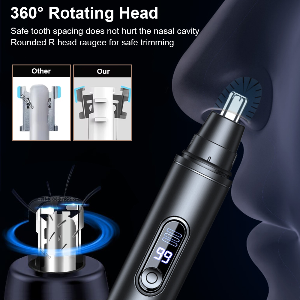 Mini Nose Hair Trimmer Recharg - Men'S Grooming Clippers 评论和价格