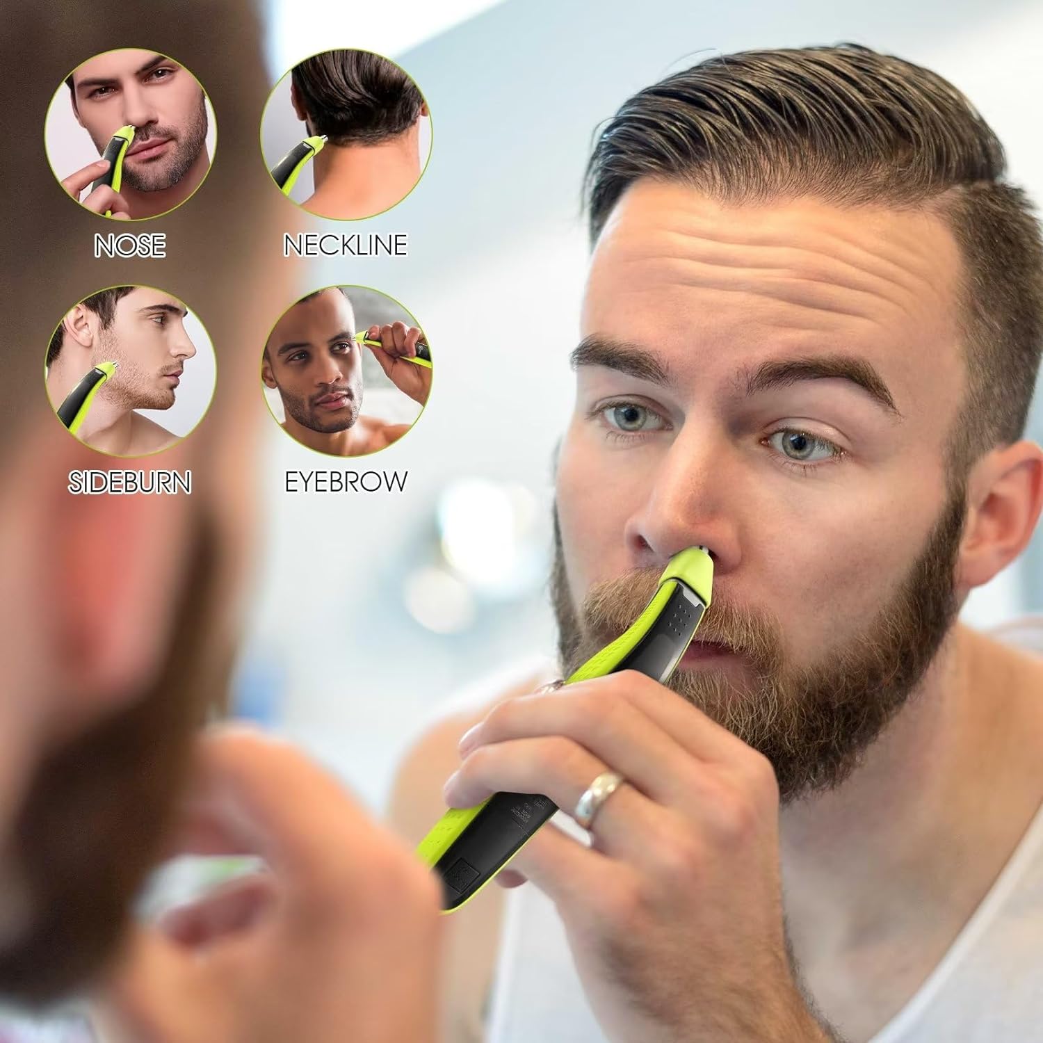 YUKU Nose Hair Trimmer Replace - Men'S Grooming Clippers 评论和价格