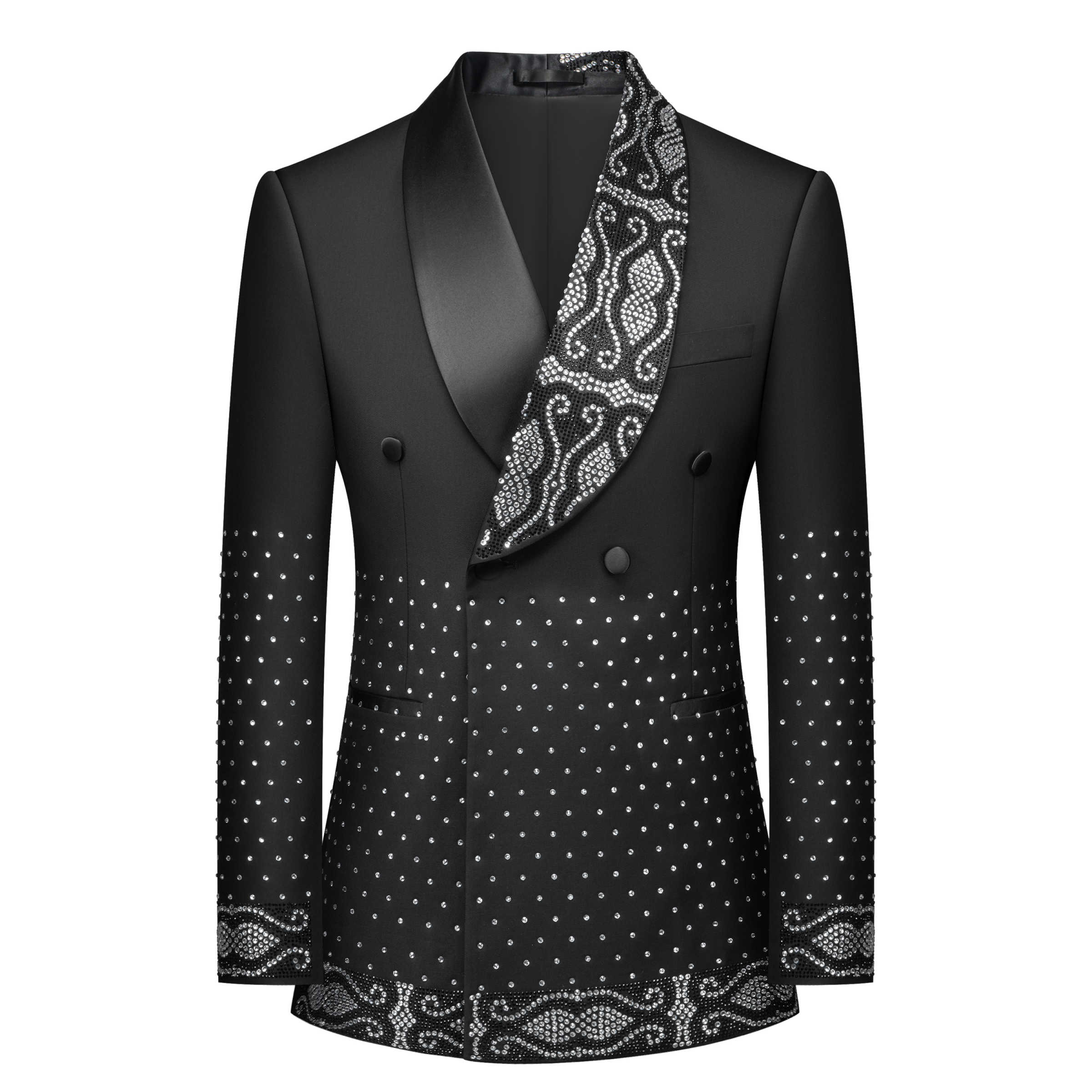 Real Picture Men Suit Crystal  - Men'S Grooming Pictures 评论和价格