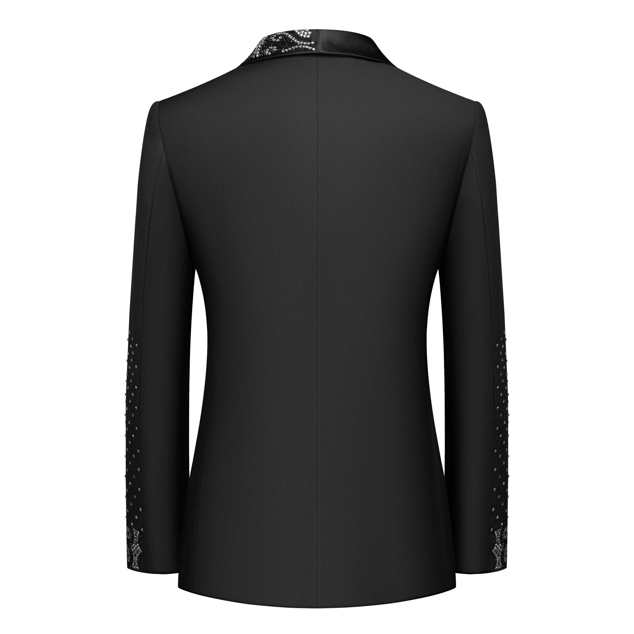 Real Picture Men Suit Crystal  - Men'S Grooming Pictures 评论和价格