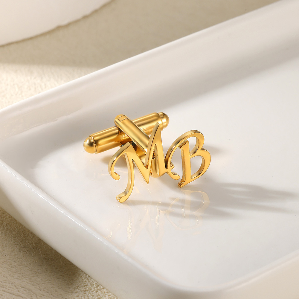 Customized Initial Letter Cuff - Men'S Grooming Gifts 评论和价格