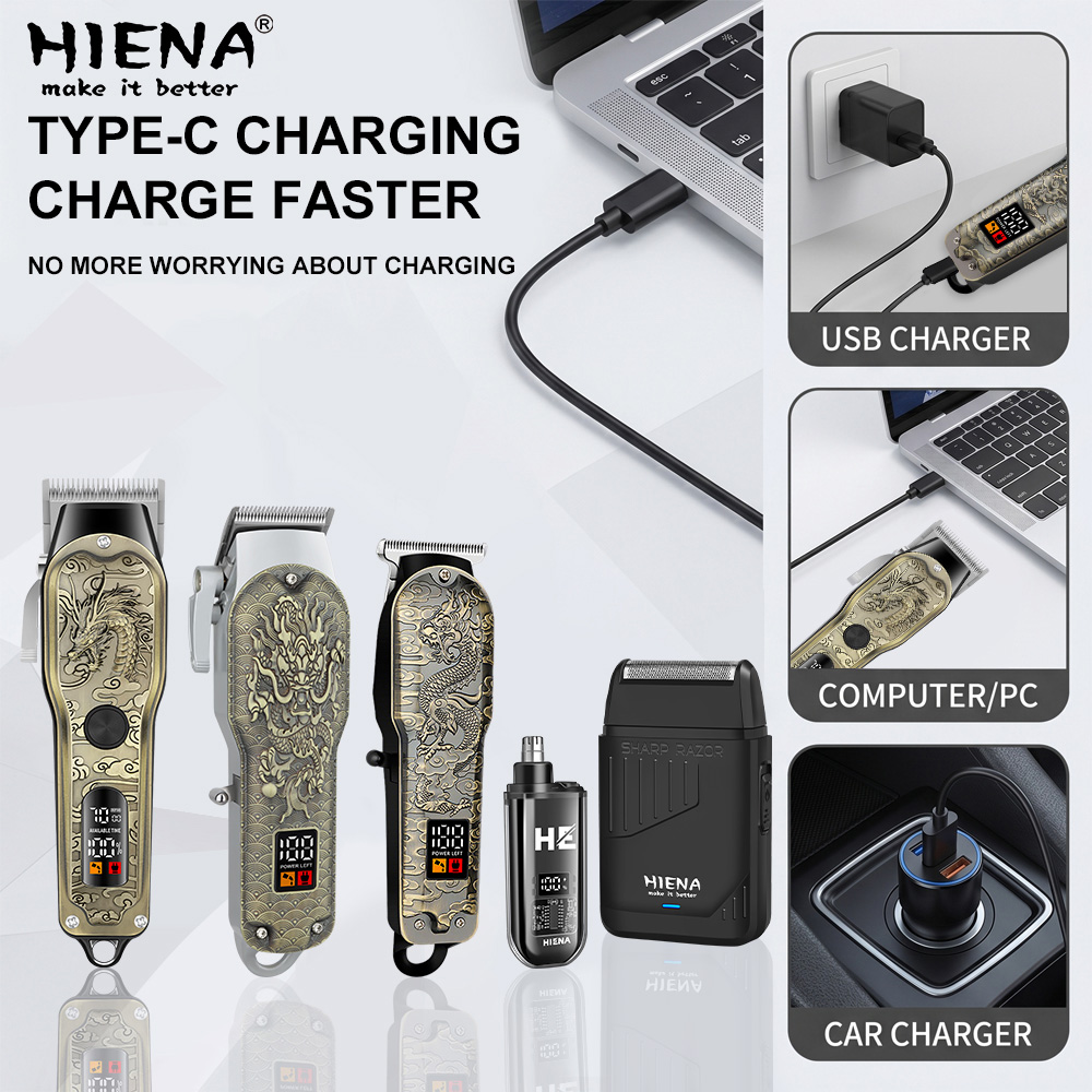 HIENA 5pcs Professional Hair C - Men'S Grooming Gifts 评论和价格