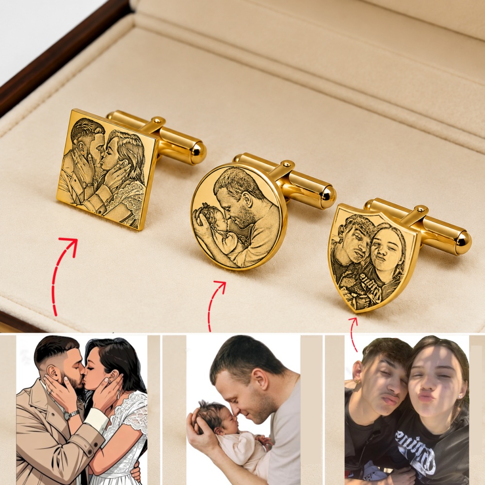 Engraved Customized Photo Pict - Men'S Grooming Pictures 评论和价格