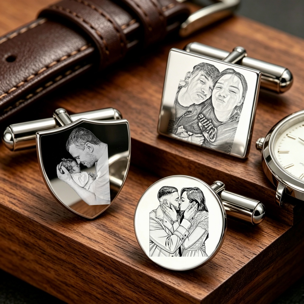 Engraved Customized Photo Pict - Men'S Grooming Pictures 评论和价格